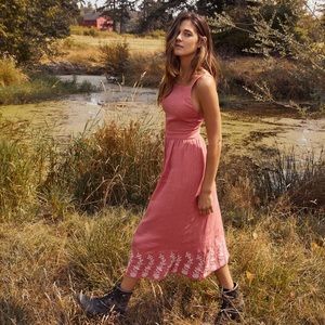 Christy Dawn Gretchen Dress in Coral